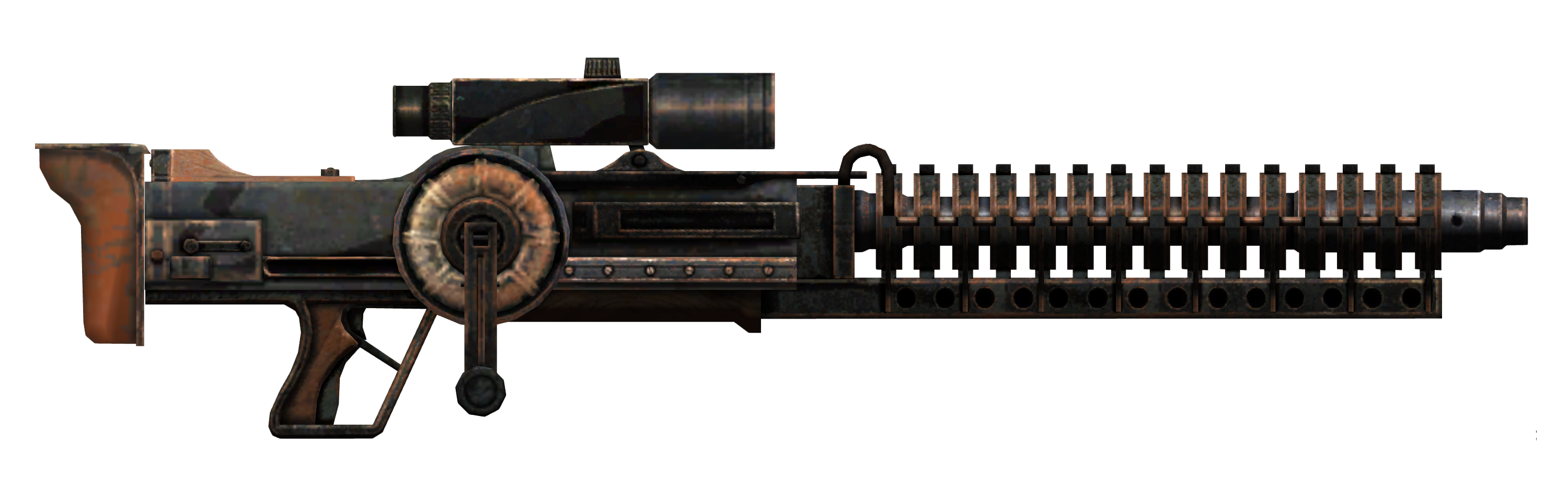 The unique gauss rifle (YCS/186) for Fallout: New Vegas