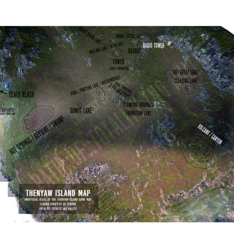 Thenyaw Island Game Map [Labeled Atlas] – Steam Solo