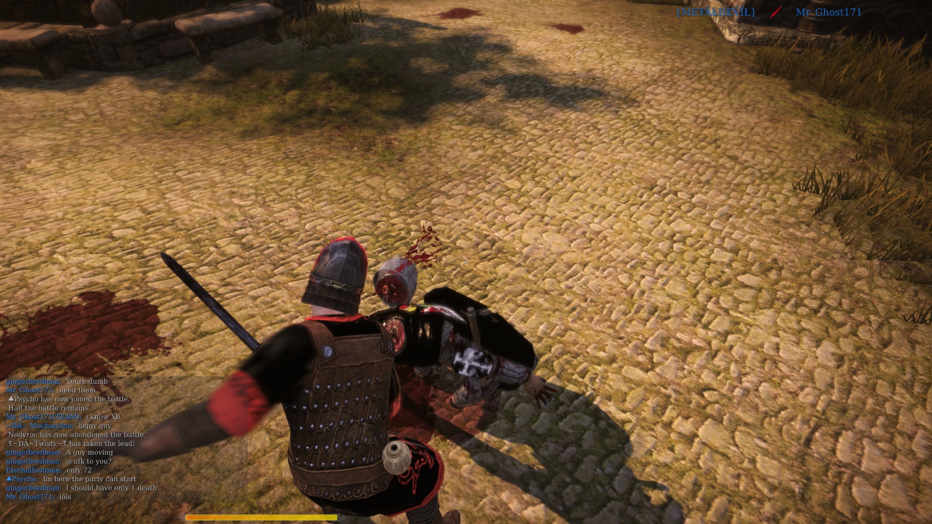 Third or first person views for Chivalry: Medieval Warfare