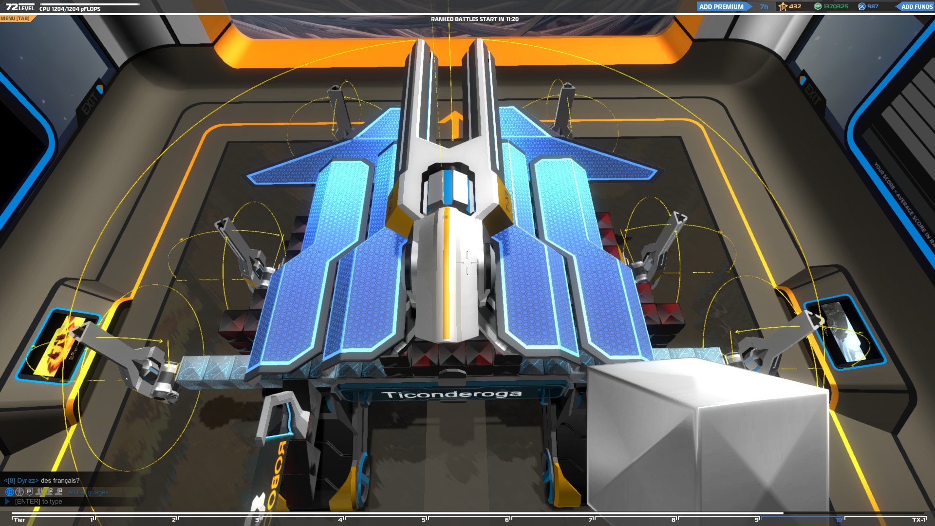 Ticonderoga Tank, (take a beating and give it back!) (Old Build) for Robocraft