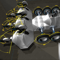Tier 1 SMG starter robot "Hammerhead" for Robocraft