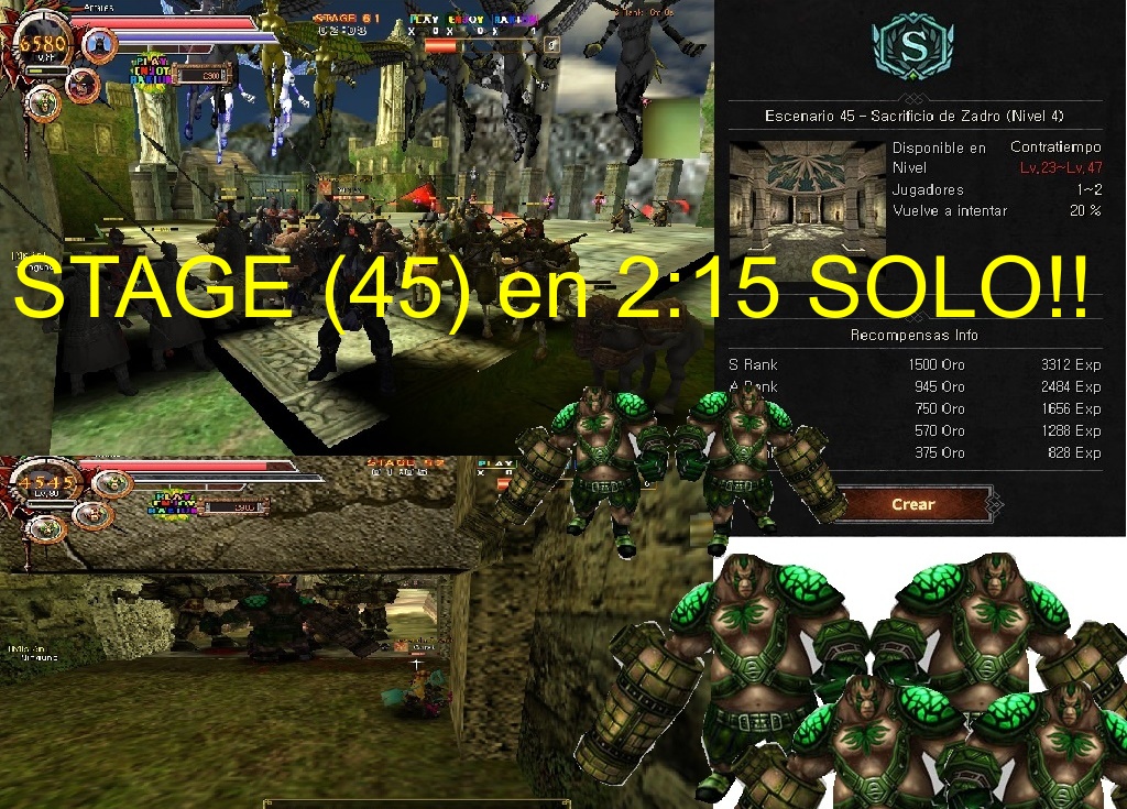 TIPS DE STAGE del (50 al 60) y TRUCO STAGE 45  SOLO SIN POCIONES 2:15 seg for Rakion Chaos Force