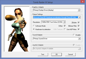 Tomb Raider 3 High Resolution Fix for Tomb Raider III: Adventures of Lara Croft