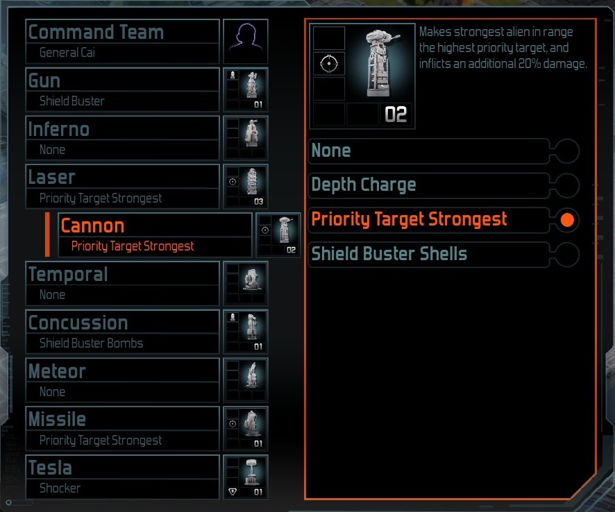 Tower Item Guide for Defense Grid 2