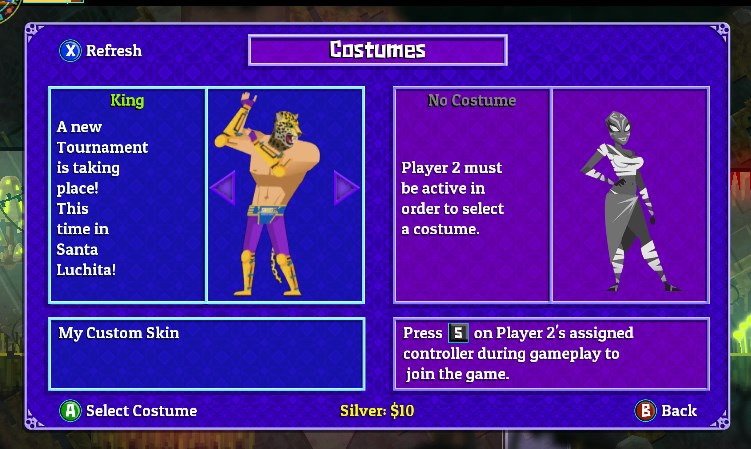 Transferring skins from Gold to STCE for Guacamelee! Super Turbo Championship Edition