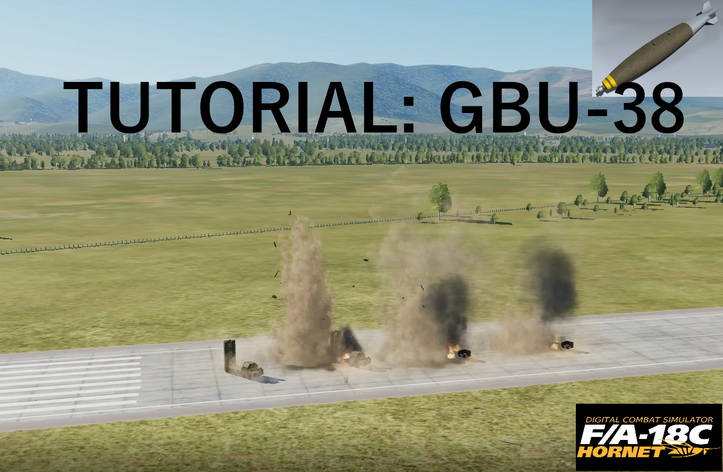 Tutorial GBU-38 (JDAN) PT-BR for DCS World Steam Edition
