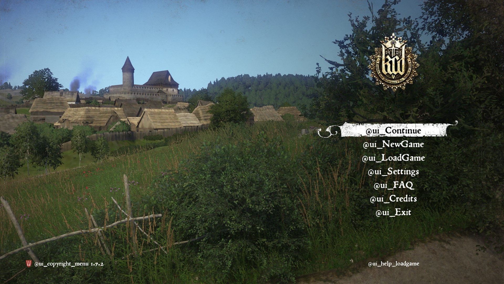 UI BUG FIX (@ui) for Kingdom Come: Deliverance