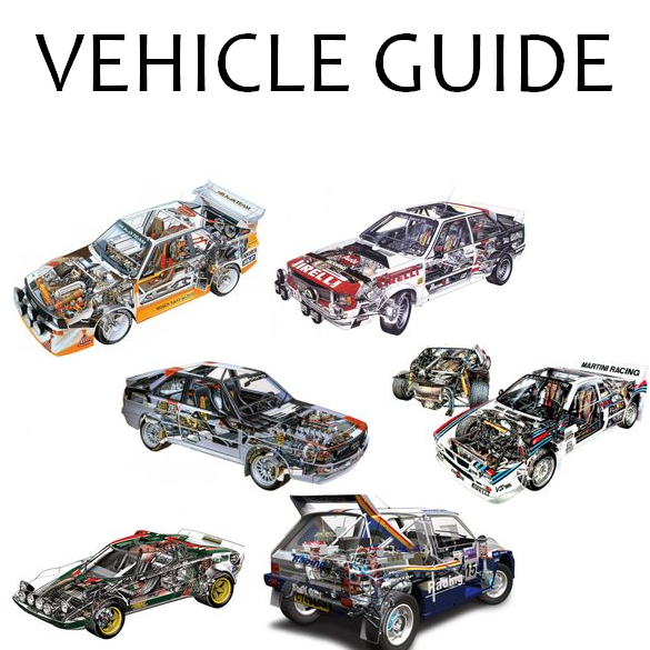 Vehicle Guide for DiRT Rally