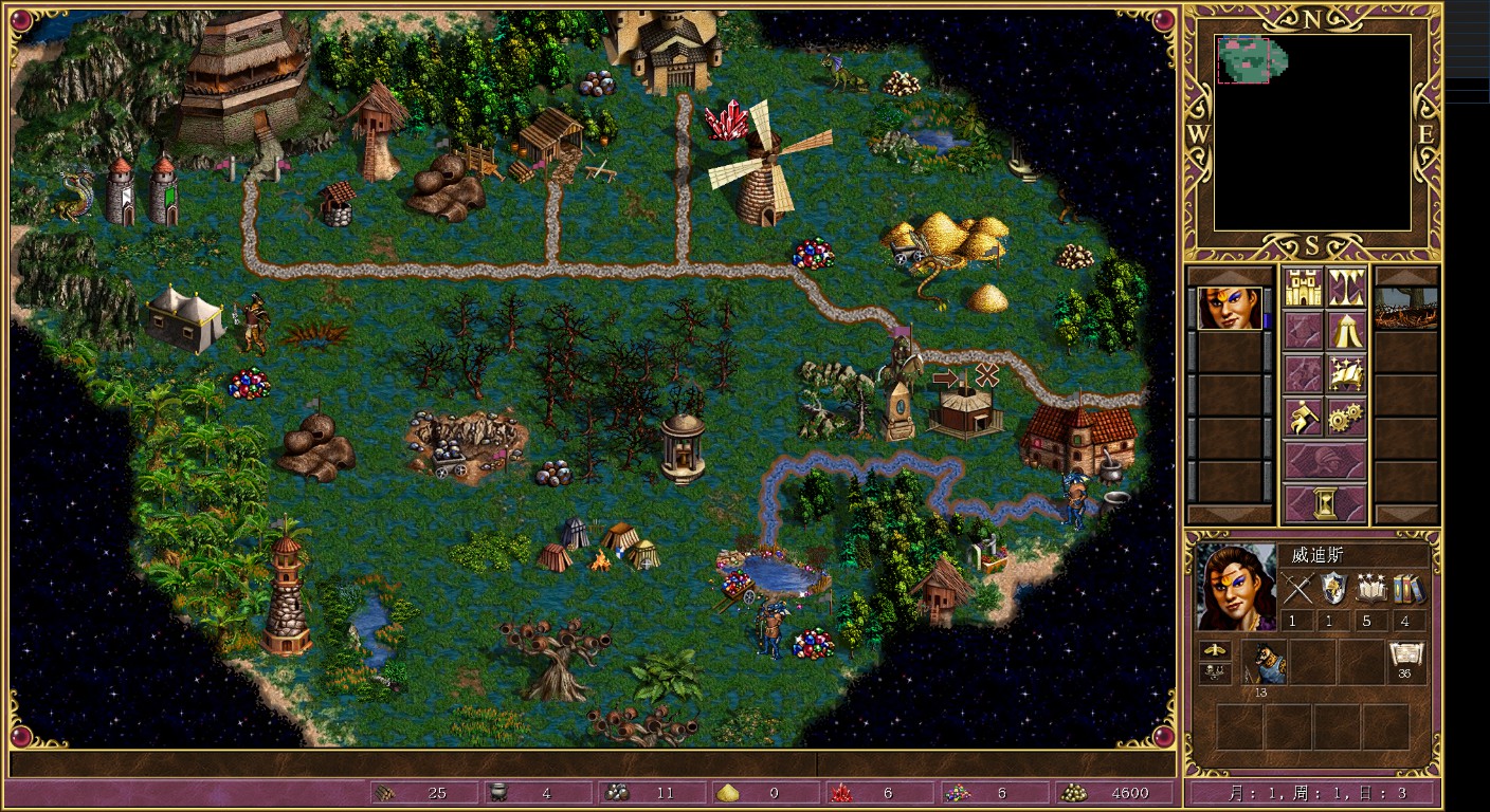 Verdish Wish - Heroes of Might and Magic III Original Map (M) for Heroes of Might & Magic III - HD Edition