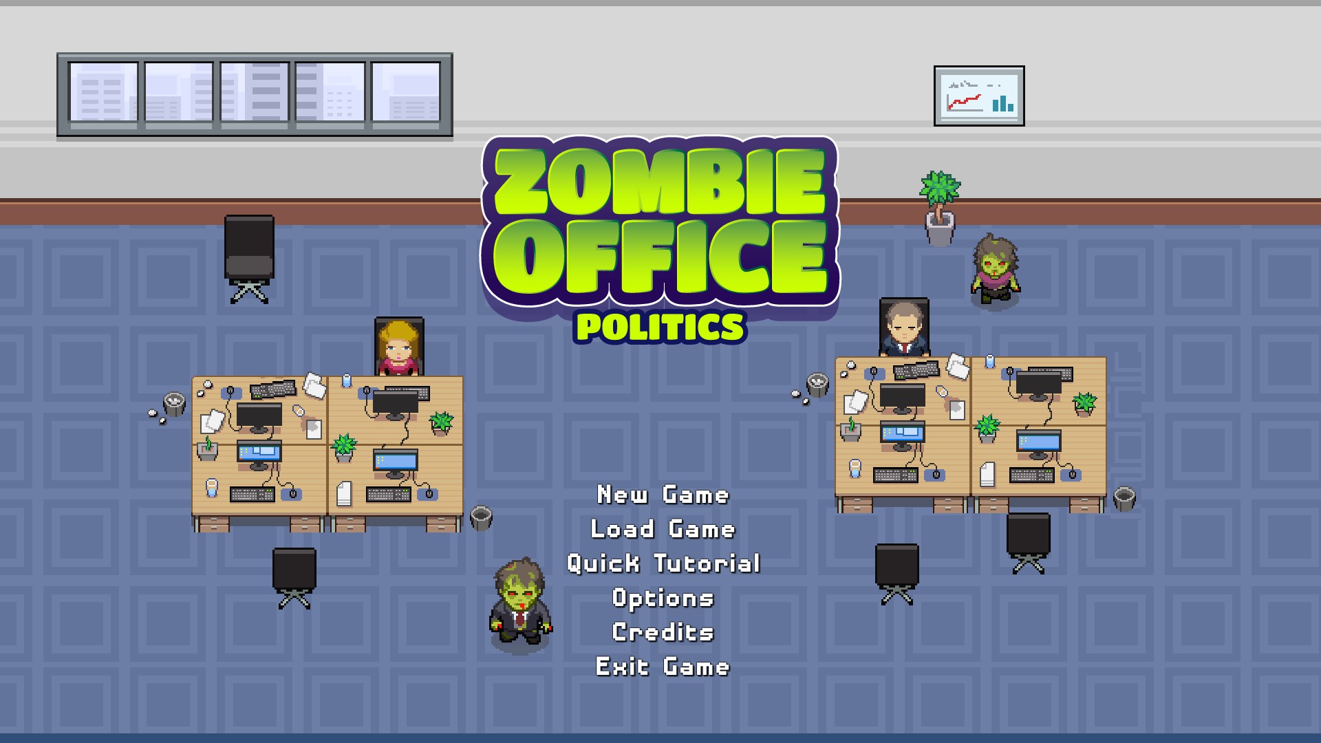 Very Easy 100%(eng, kor) Guide + 도전 과제 가이드 for Zombie Office Politics