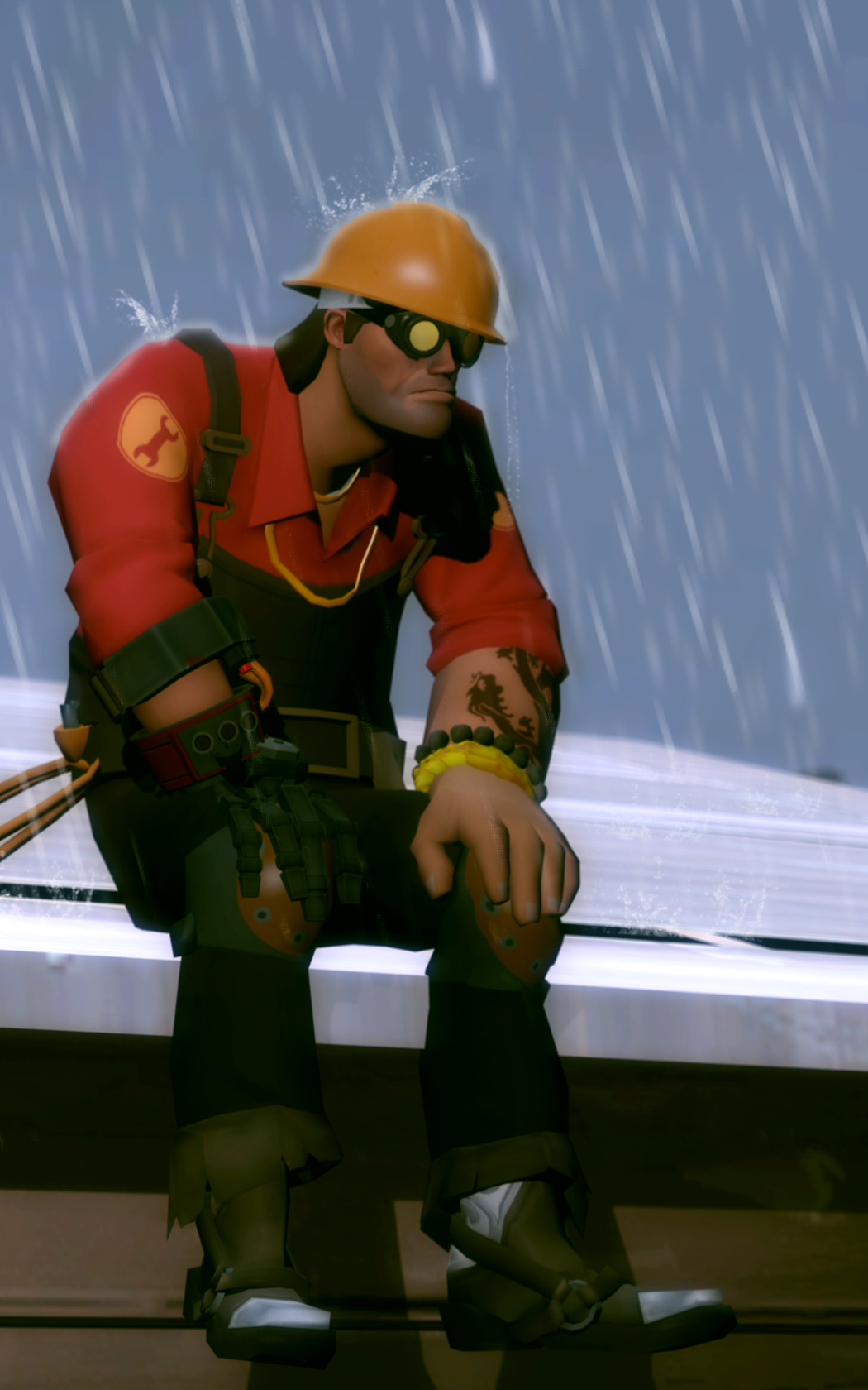 Very LOUD rain for The Stanley Parable