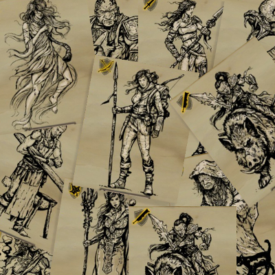 Villager Portraits & Profiles for Thea: The Awakening
