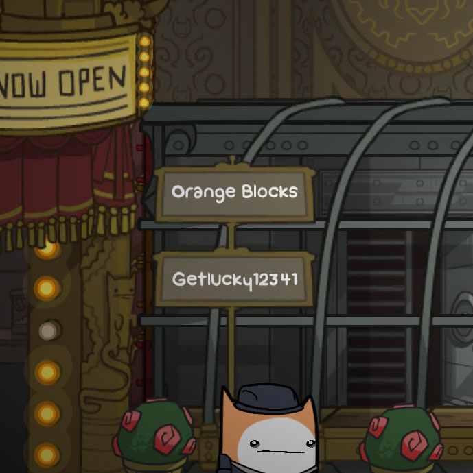 Walkthroughs - Solo - Orange Blocks - Insane A++ (by Getlucky12341) for BattleBlock Theater