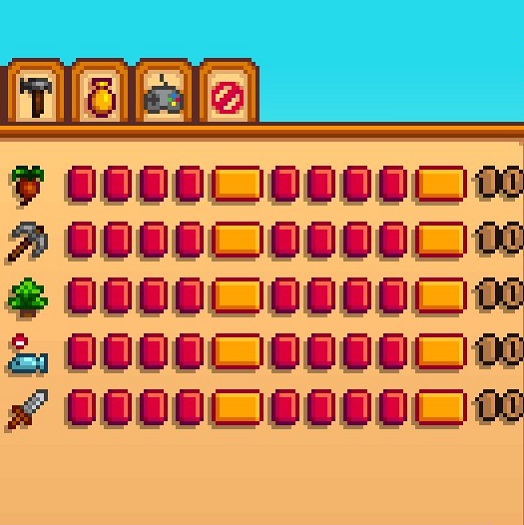 Was man bei den Skills beachten sollte for Stardew Valley