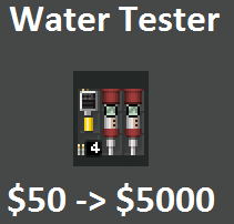 Water Tester: $50 -> $5000 for NEO Scavenger