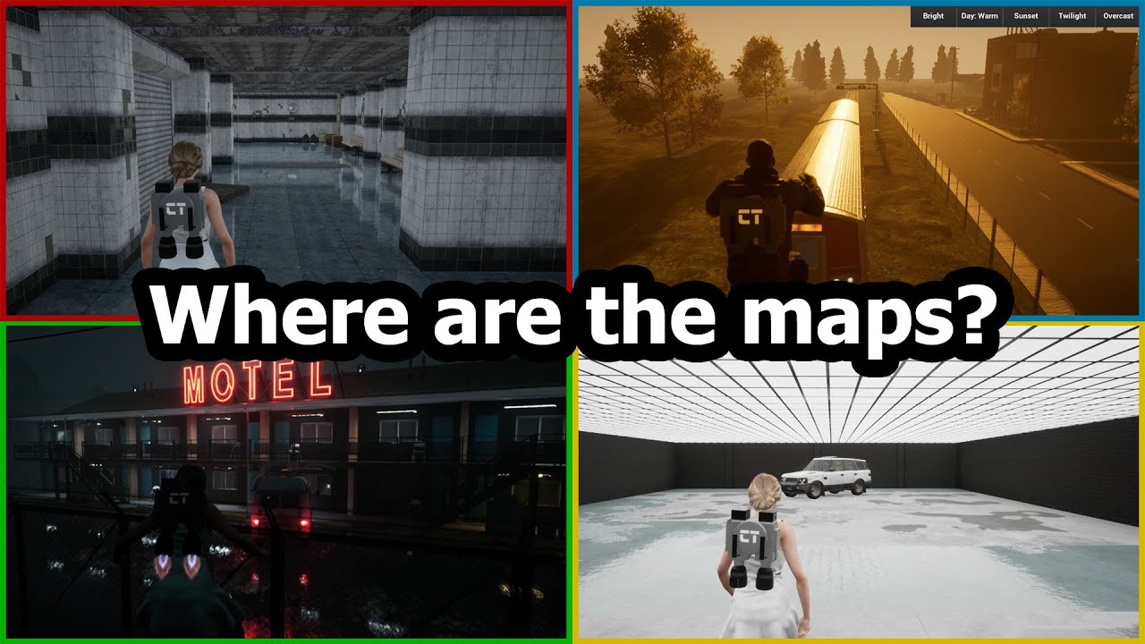 Where are the maps that Matt Workman has shown in his tutorials? for Cine Tracer