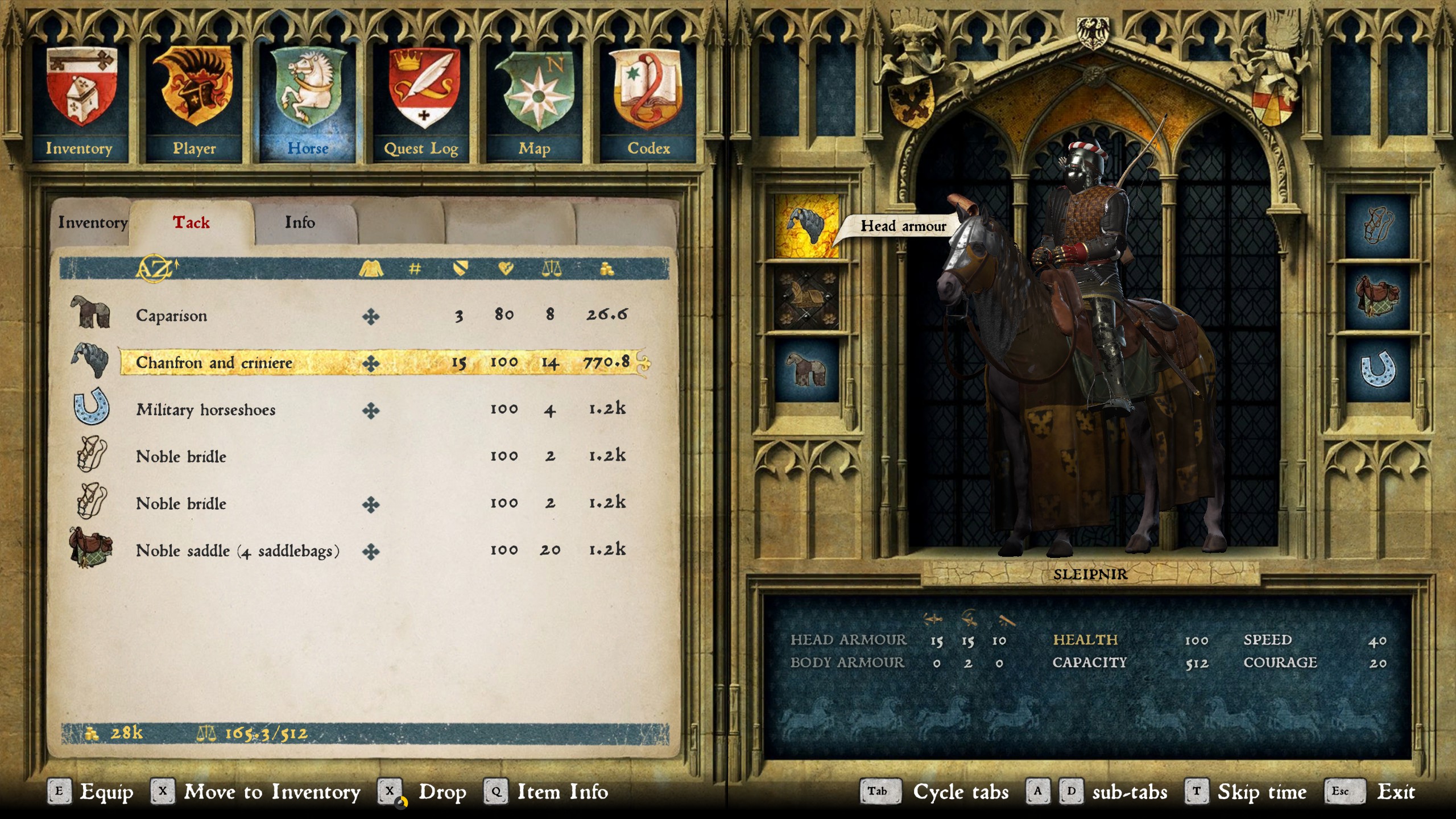 Where to find the horse head armor for Kingdom Come: Deliverance
