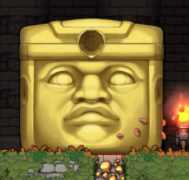 Why is Olmec Sus Gold? for Spelunky 2