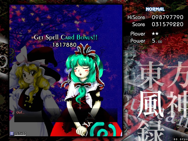 [WIN/LINUX] English Patch with ThCRAP, Plus V-Sync Patch, All From Within Steam for Touhou Fuujinroku ~ Mountain of Faith.