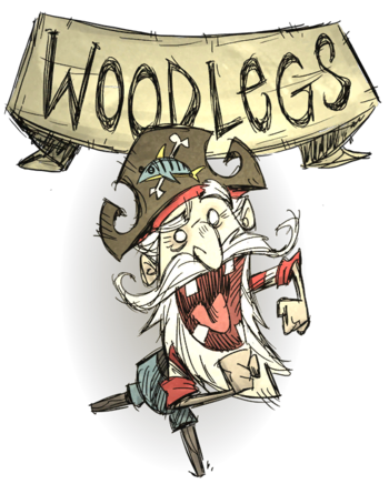 Woodlegs - Jak odblokować oraz opis postaci. for Don't Starve