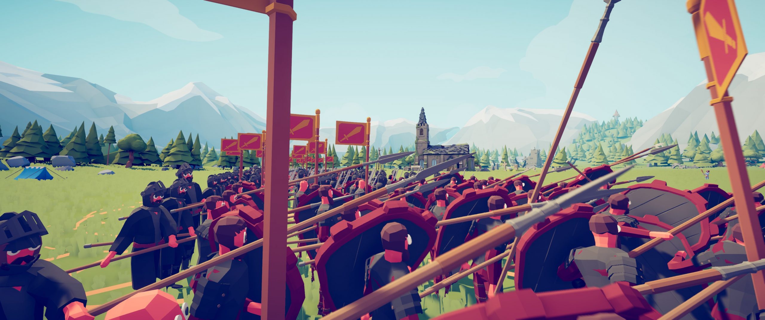 Working Historical Formations for TABS for Totally Accurate Battle Simulator