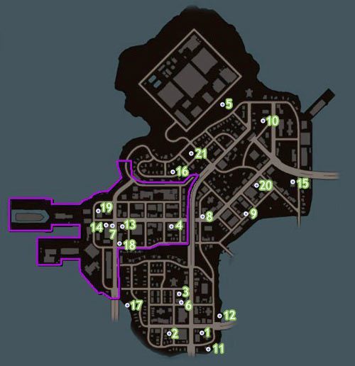 Znajdźki Saints Row 3 M2- Mapa Deckerów for Saints Row: The Third