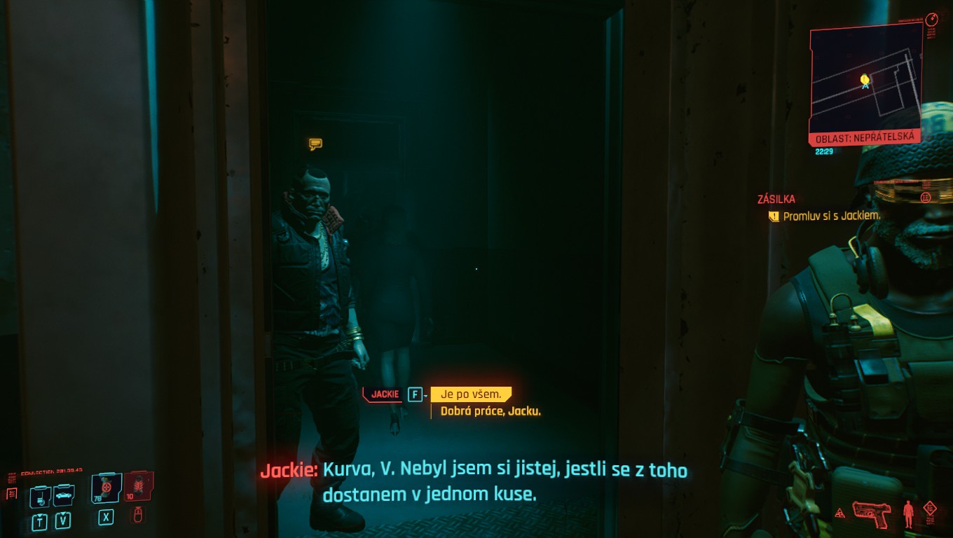 Zásilka - The Pickup - BUG for Cyberpunk 2077